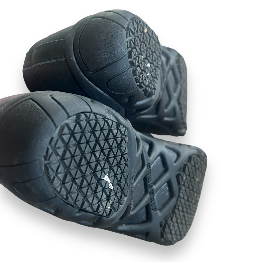 Merrell Black Leather Jungle Moc Slip-on Grippy Sole Shoes ⚠️ Missing Insert ⚠️ - Picture 10 of 11